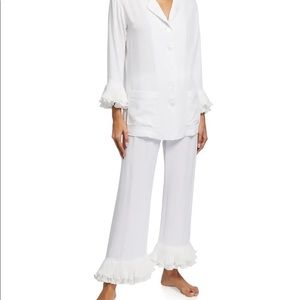Sleeper “Pierrot” Party Pajama Set in White